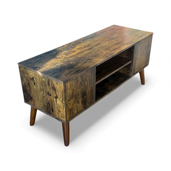Mid Century Modern Wood TV Stand