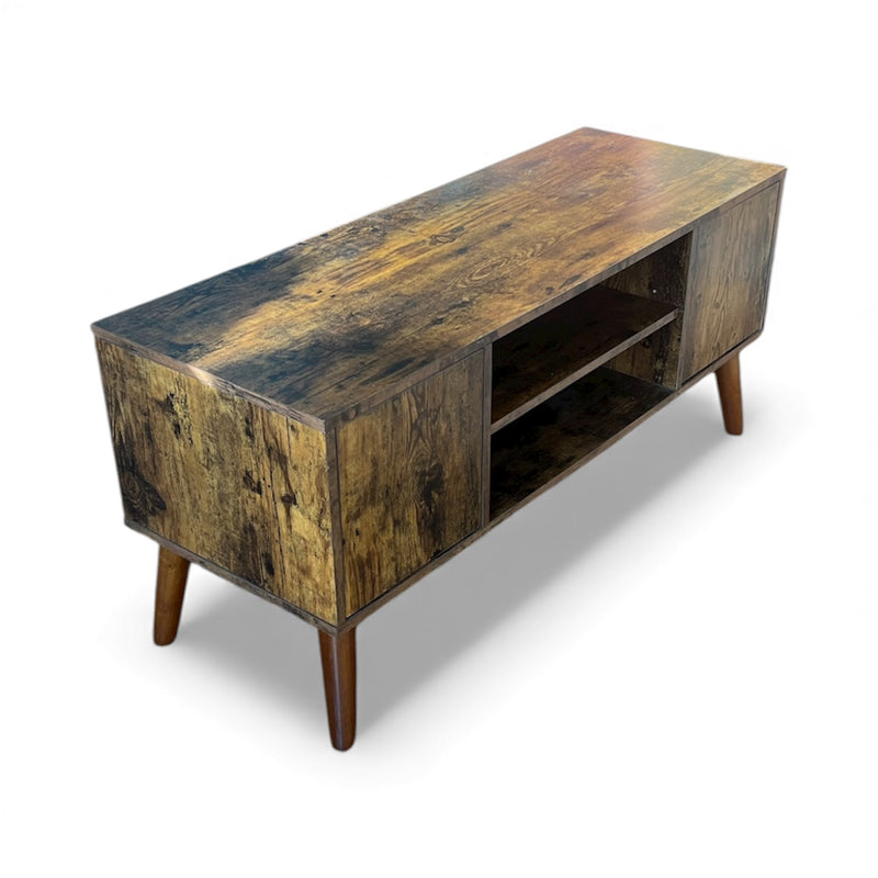 Mid Century Modern Wood TV Stand