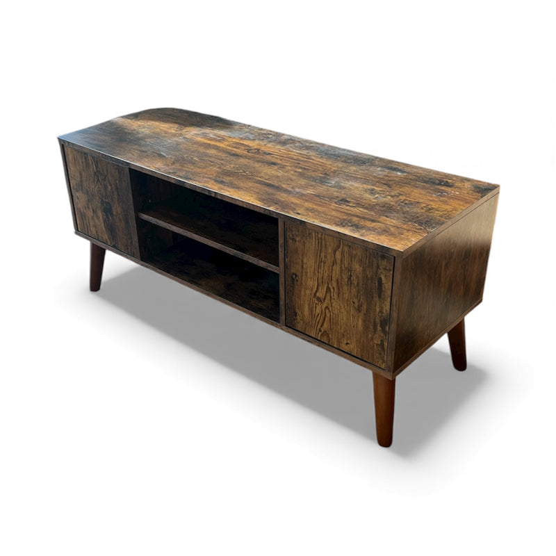 Mid Century Modern Wood TV Stand