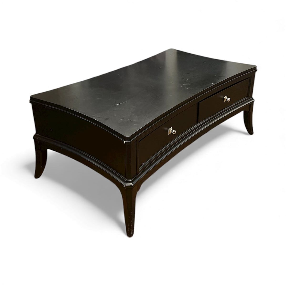 Black Coffee Table With Storage Drawer