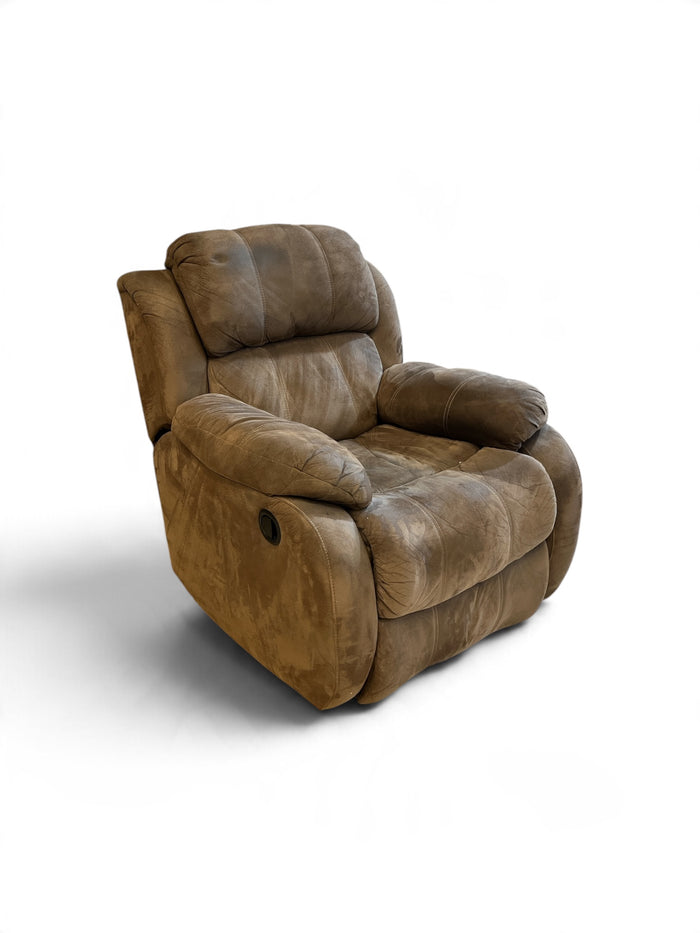 Brown Micro Suede Recliner Chair
