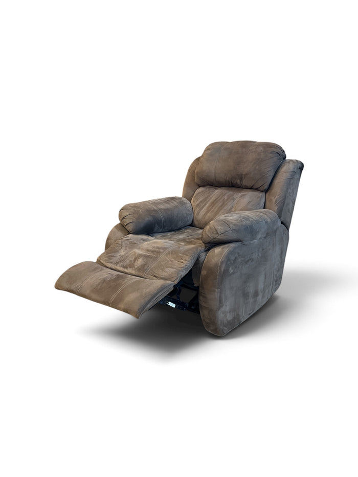 Brown Micro Suede Recliner Chair