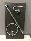 Chrome 3 piece bathroom set