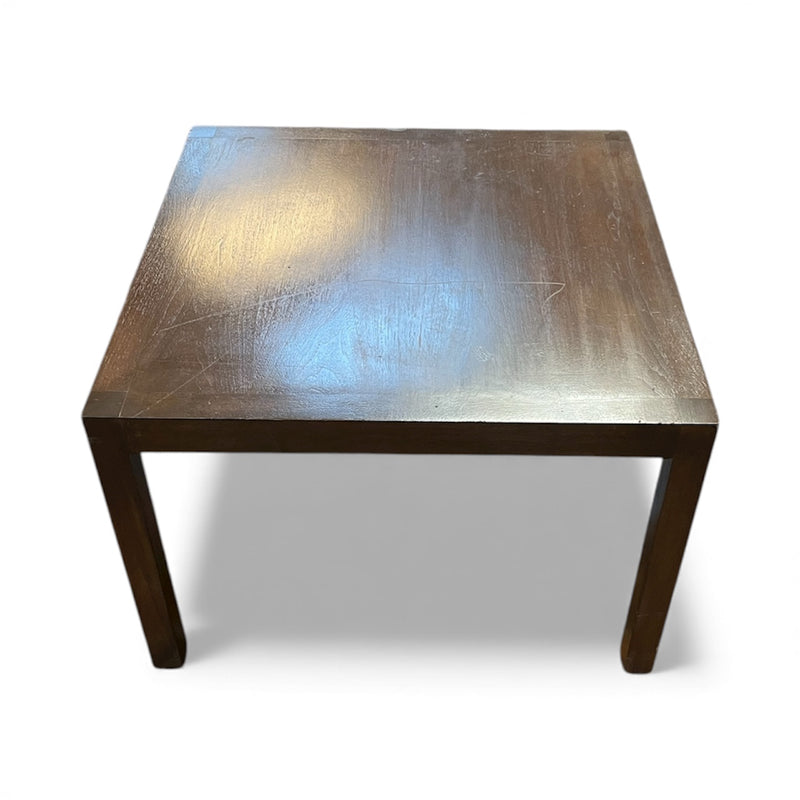 Dark Brown Square Coffee Table