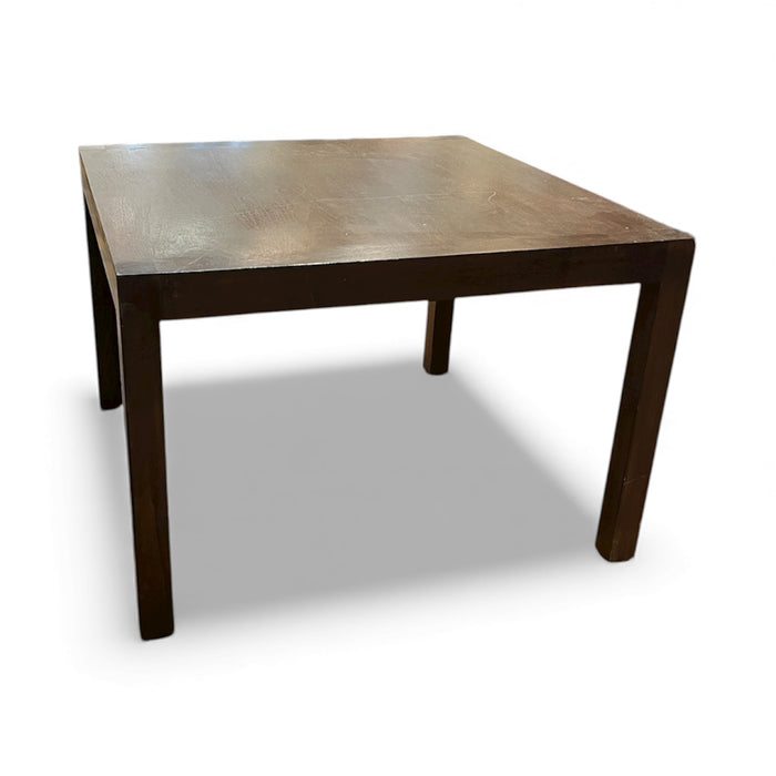 Dark Brown Square Coffee Table