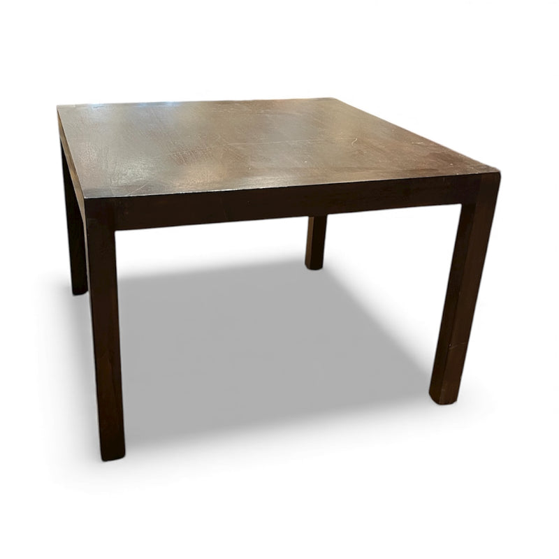 Dark Brown Square Coffee Table