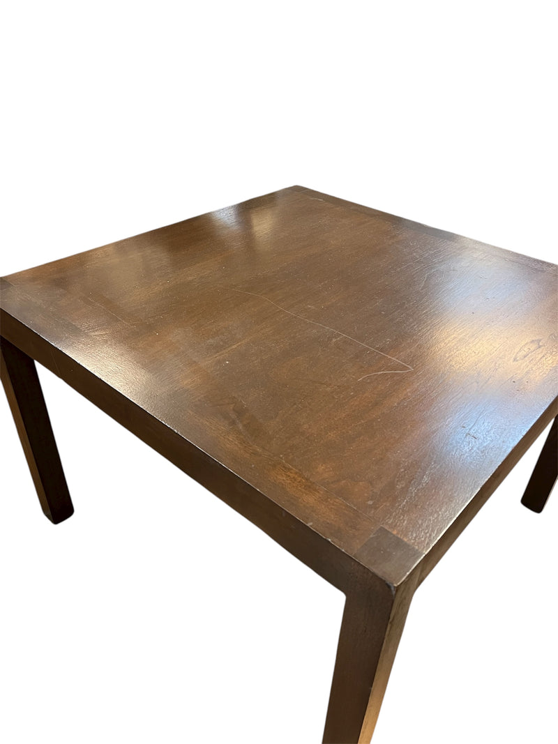 Dark Brown Square Coffee Table