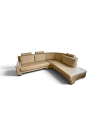 Cream Sectional Sofa with Chaise