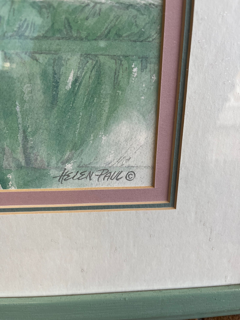 Cozy Window Scenic Artwork in Vibrant Tones