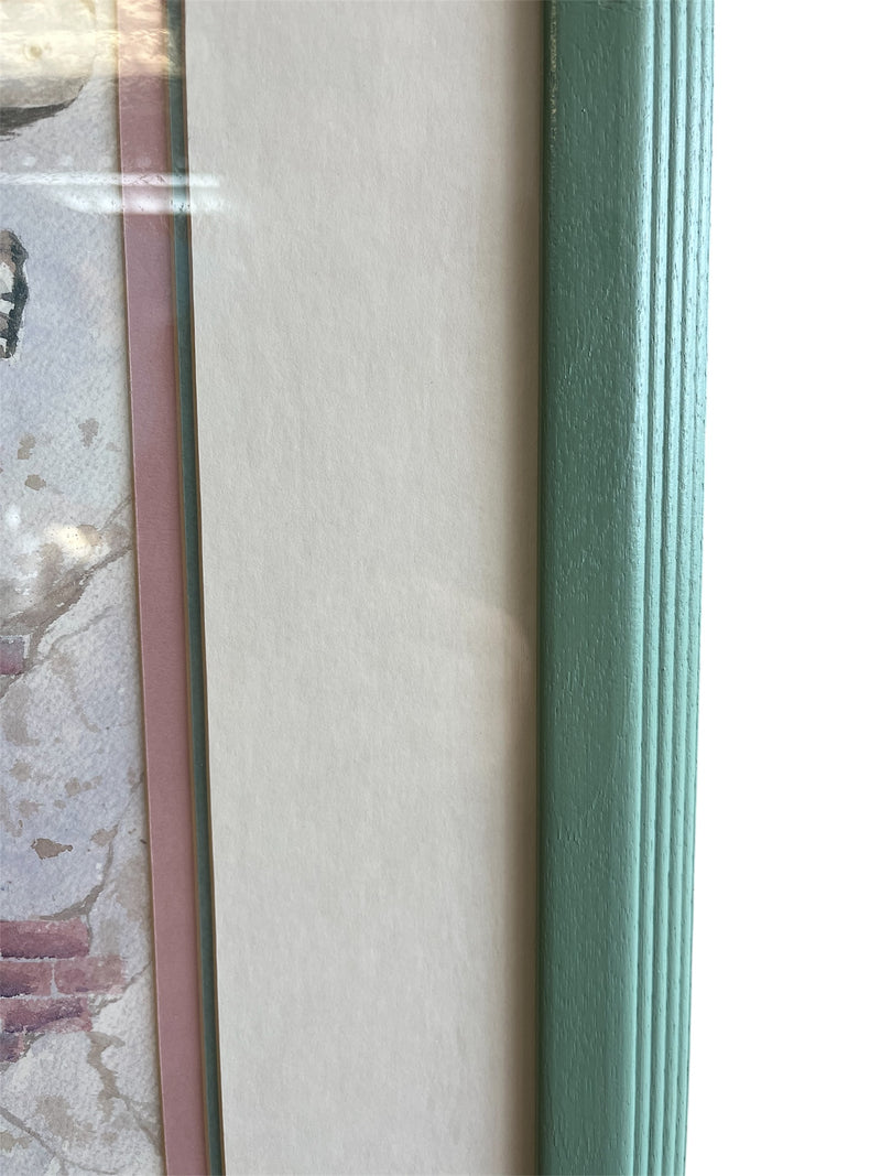 Cozy Window Scenic Artwork in Vibrant Tones