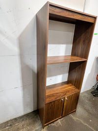 Dark Wood Bookcase / Media Cabinet