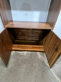 Dark Wood Bookcase / Media Cabinet