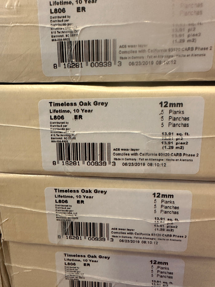 Timeless Oak Grey Laminate LOT