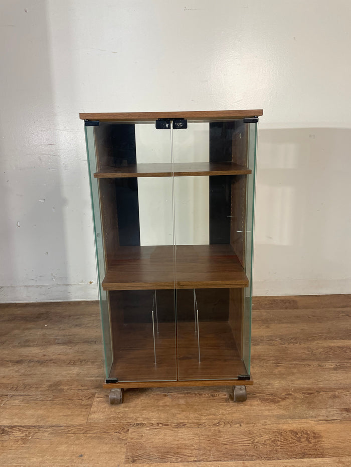 Glass Stereo Cabinet