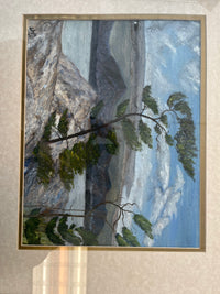 Landscape Painting - White Pine by the Lake