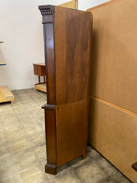 Mahogany Corner Glass Hutch