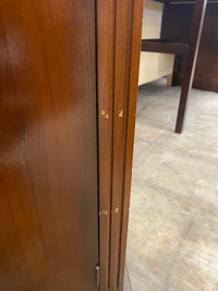 Mahogany Corner Glass Hutch