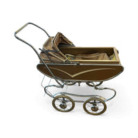 Vintage Light Brown Gendron Doll Pram