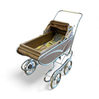 Vintage Light Brown Gendron Doll Pram
