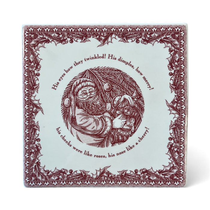 Johnson Brothers 'Twas The Night Before Christmas Square Trivet
