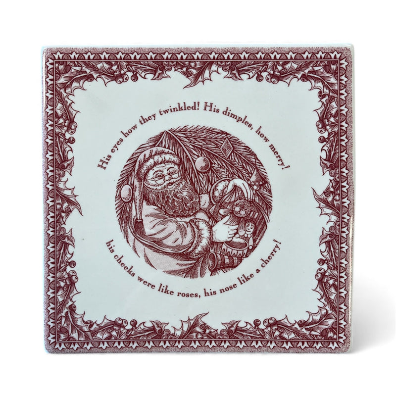 Johnson Brothers 'Twas The Night Before Christmas Square Trivet