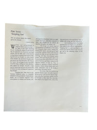 Royal Doulton "Tempting Fare" - Victorian Childhood Series Collectors Plate