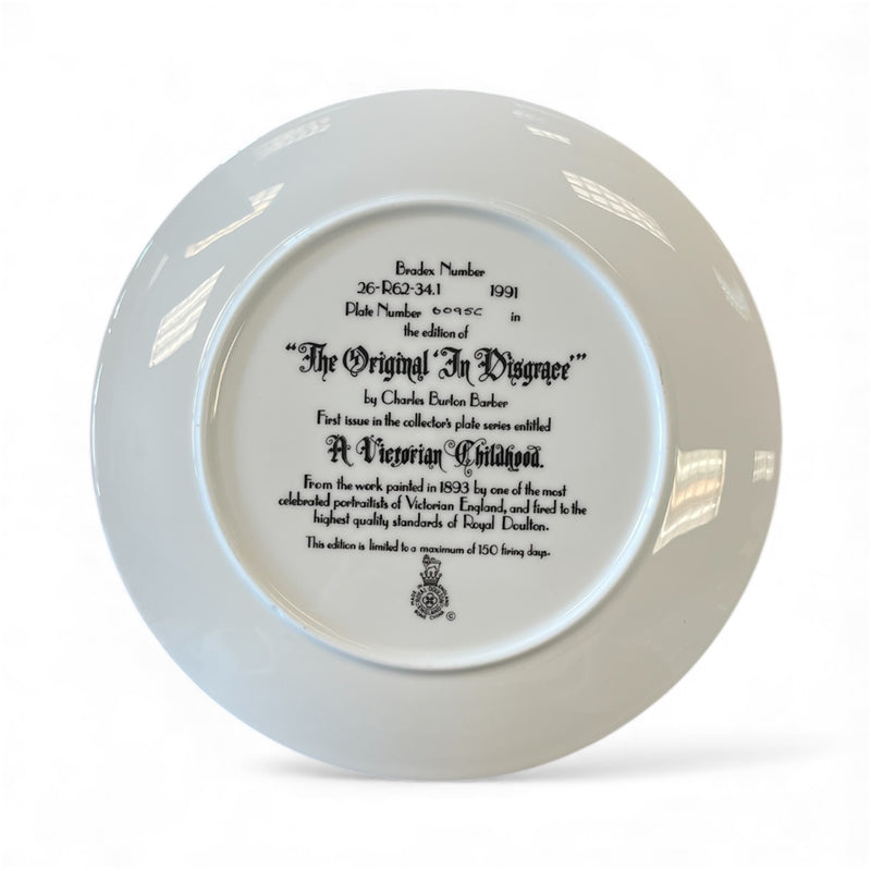 Royal Doulton "The Original 'In Disgrace'" 1991
