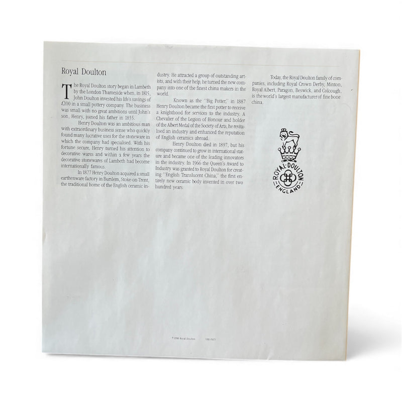 Royal Doulton "The Original 'In Disgrace'" 1991