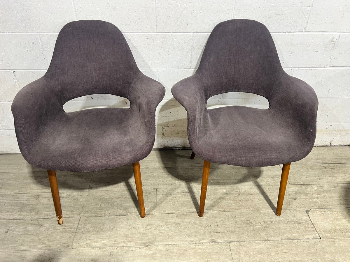 Mid Century Modern Accent Chair- Set of Two