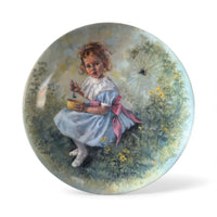 Little Miss Muffet - Reco International 1980s Collectors Plate