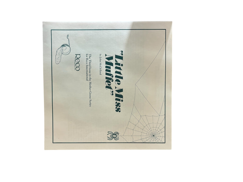 Little Miss Muffet - Reco International 1980s Collectors Plate