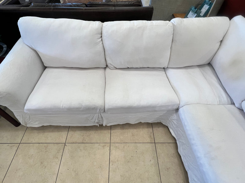 IKEA UPPLAND Sectional, 4-seat corner, white