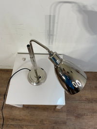 Stainless Steel Lamp w/Outlet