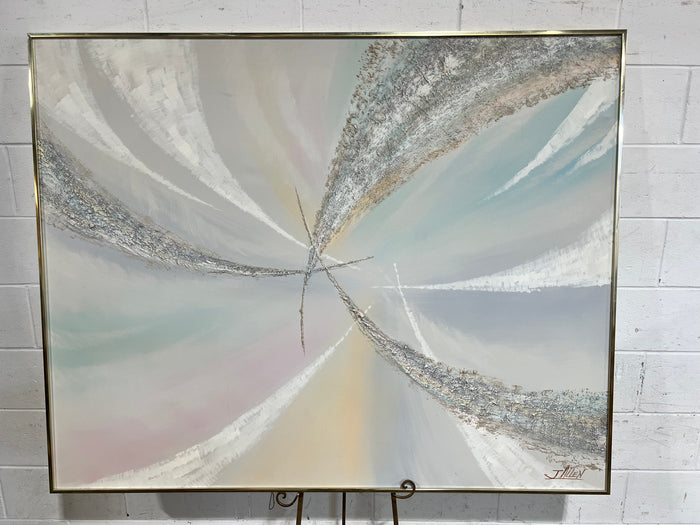 Abstract Mixed Media Wall Art