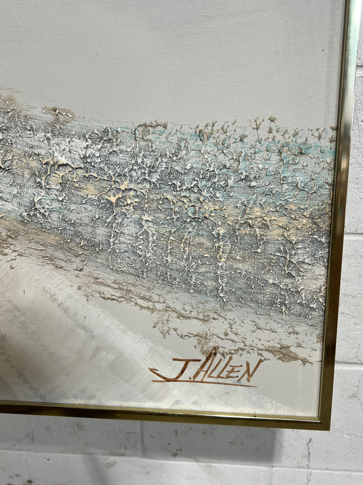 Abstract Mixed Media Wall Art