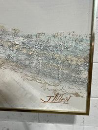 Abstract Mixed Media Wall Art