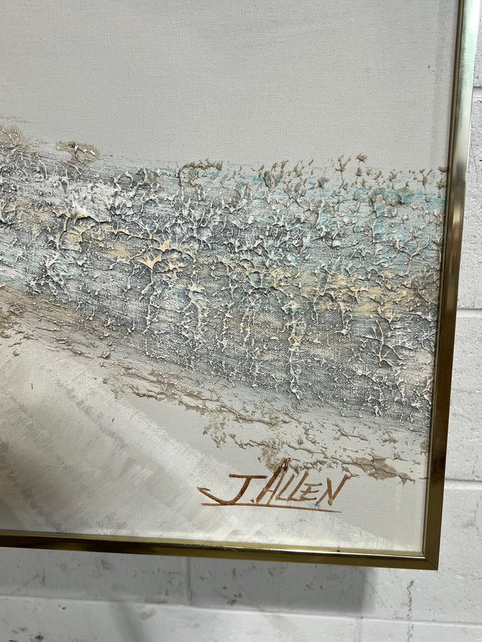 Abstract Mixed Media Wall Art