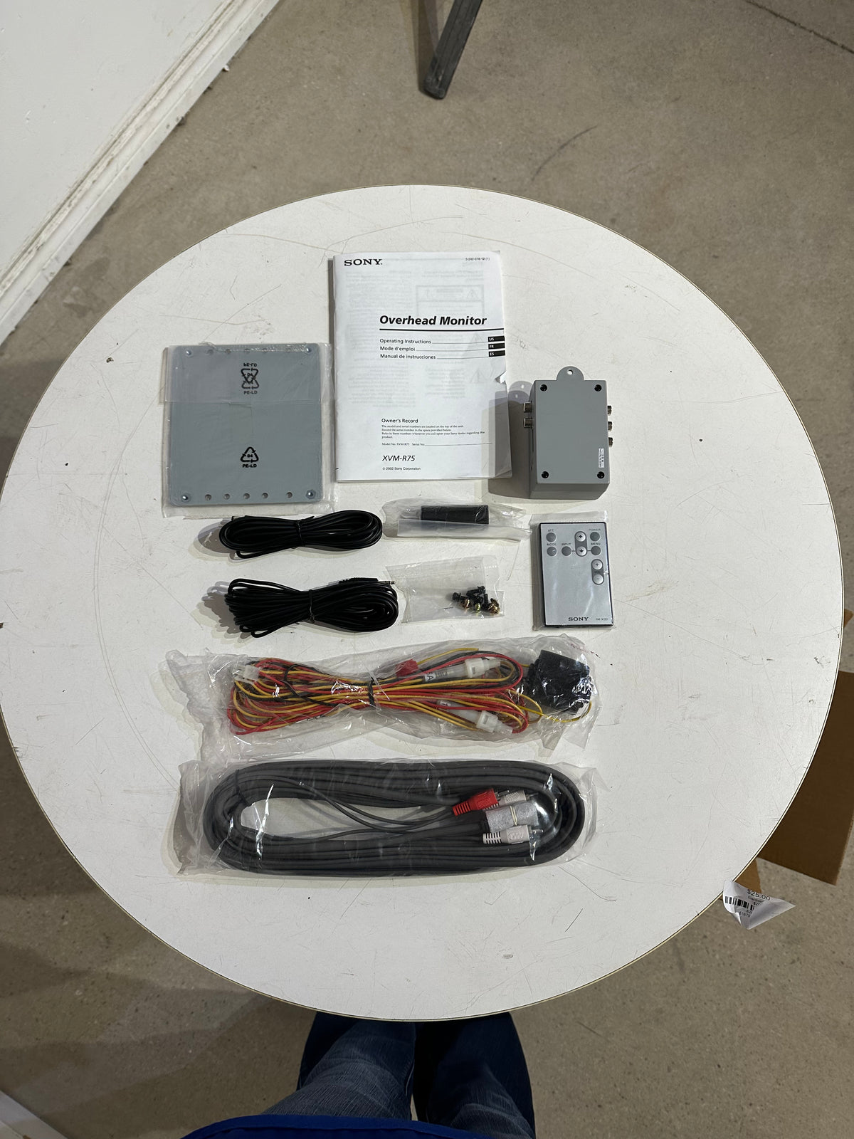 Sony Vehicle overhead monitor/DVD player