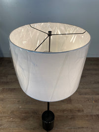 Matte Black Marble Floor Lamp