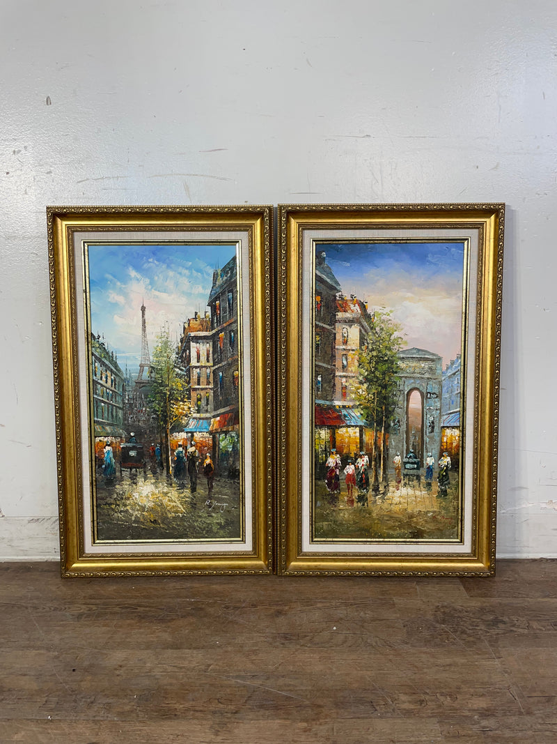 Paris Streets Framed Art by R.Young