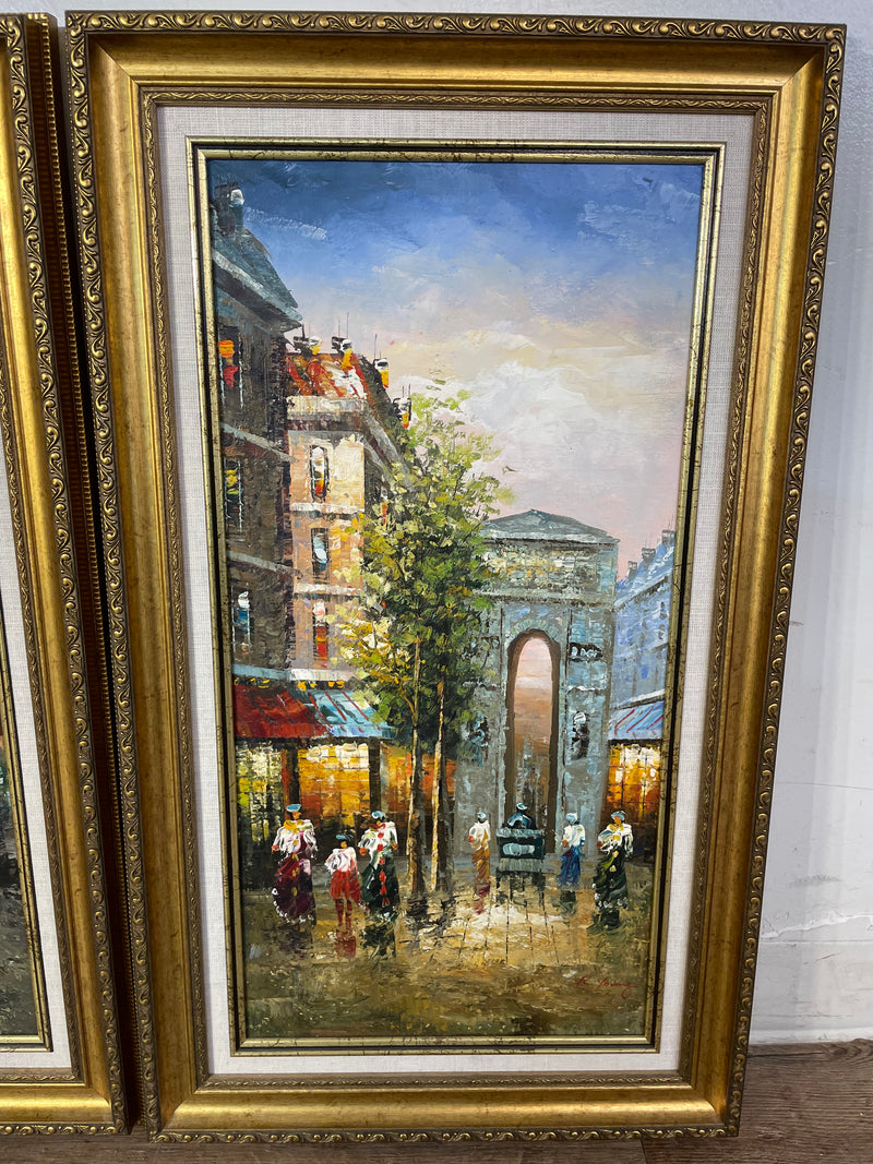 Paris Streets Framed Art by R.Young