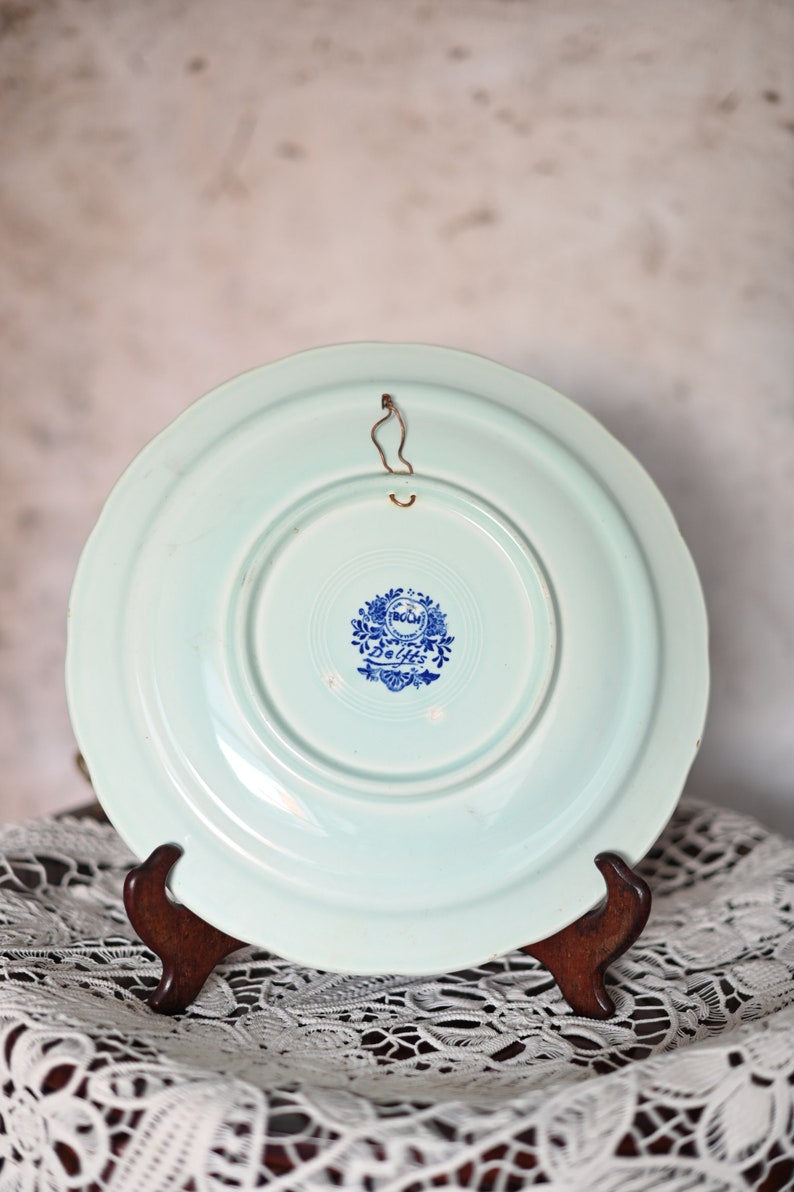 Vintage Delft Blue and White  Decorative Plate