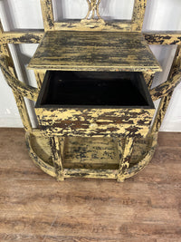 Yellowish Hall Pier Mirror w/Drawer