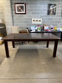 83"W Mahogany Dining Table