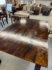 83"W Mahogany Dining Table
