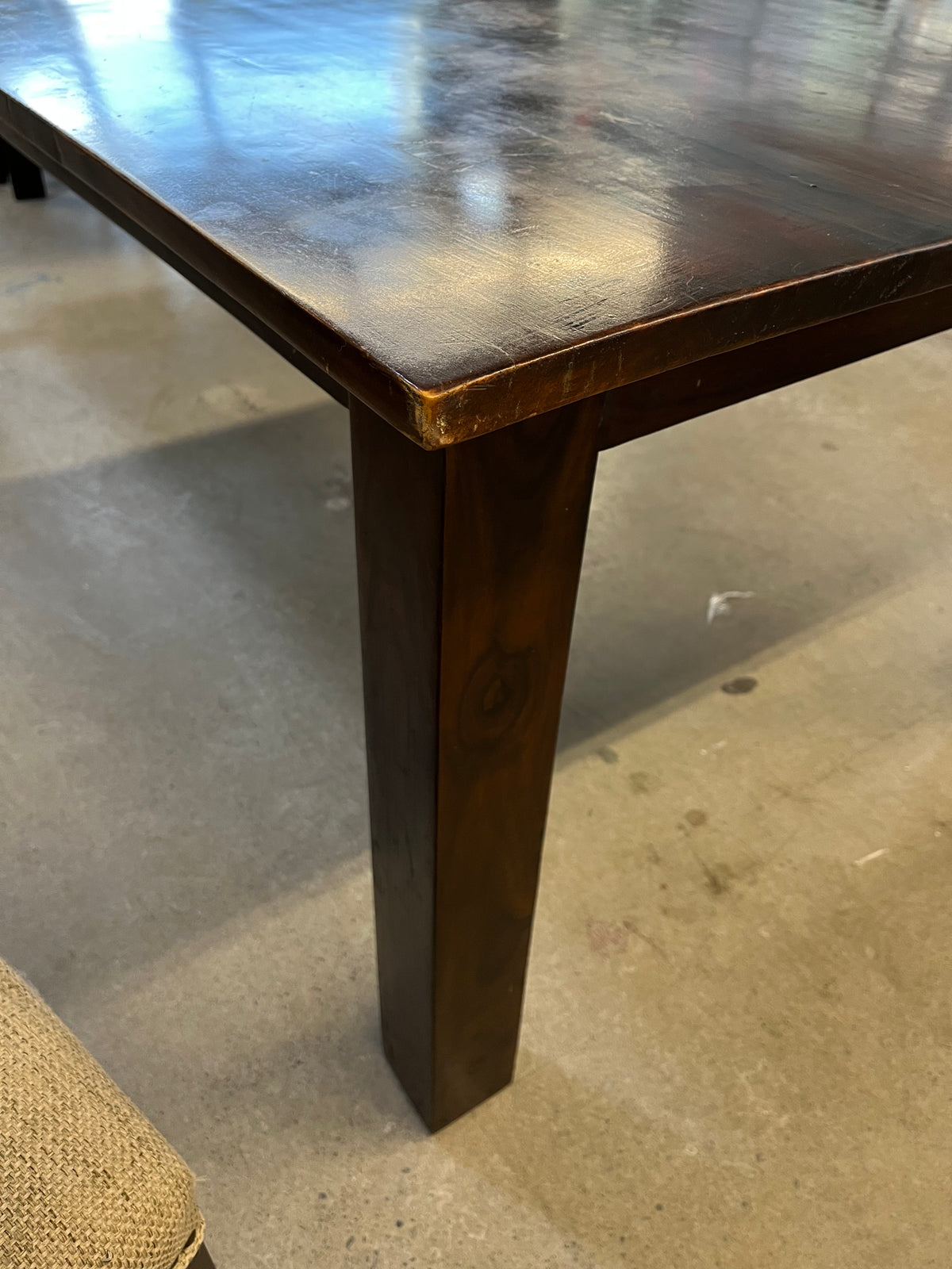 83"W Mahogany Dining Table