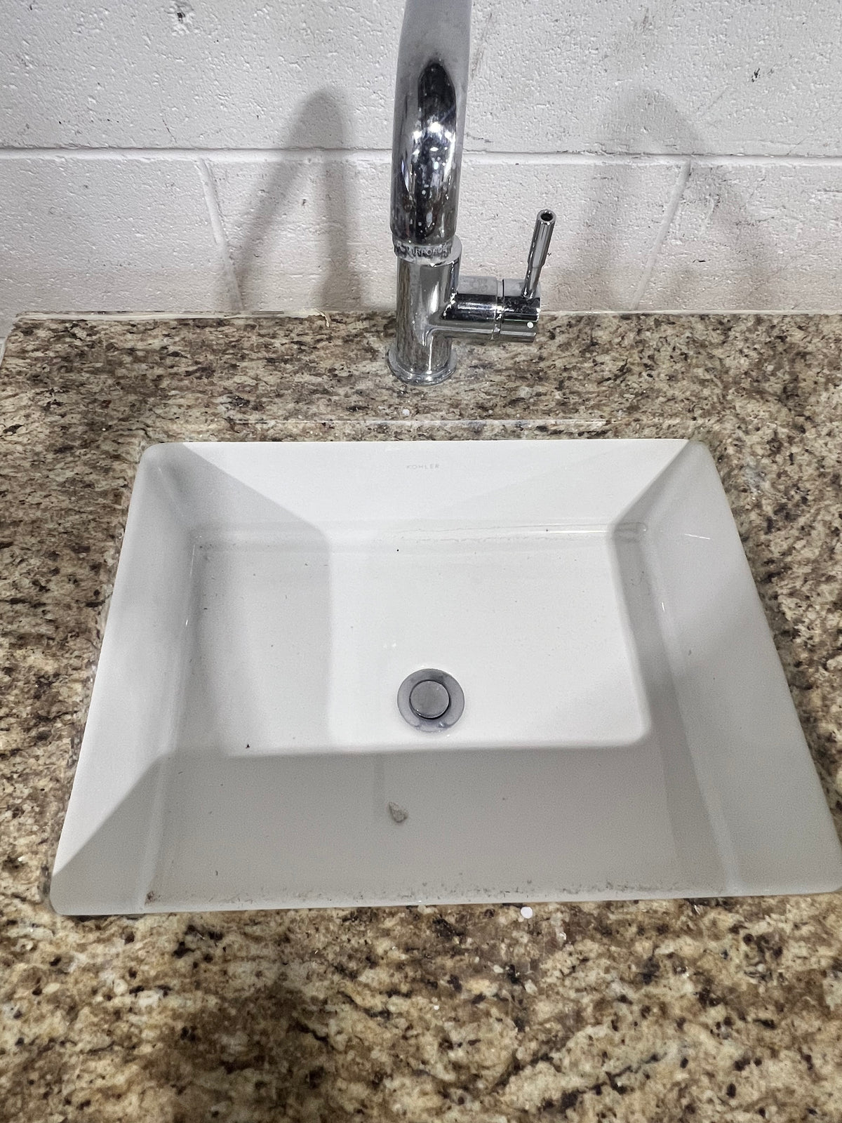 Stone Top Double Vanity