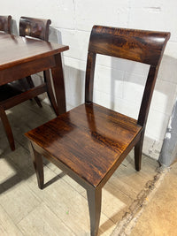 Crate & Barrel Extendable Dining Table Set - 4 Chairs