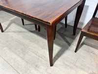 Crate & Barrel Extendable Dining Table Set - 4 Chairs