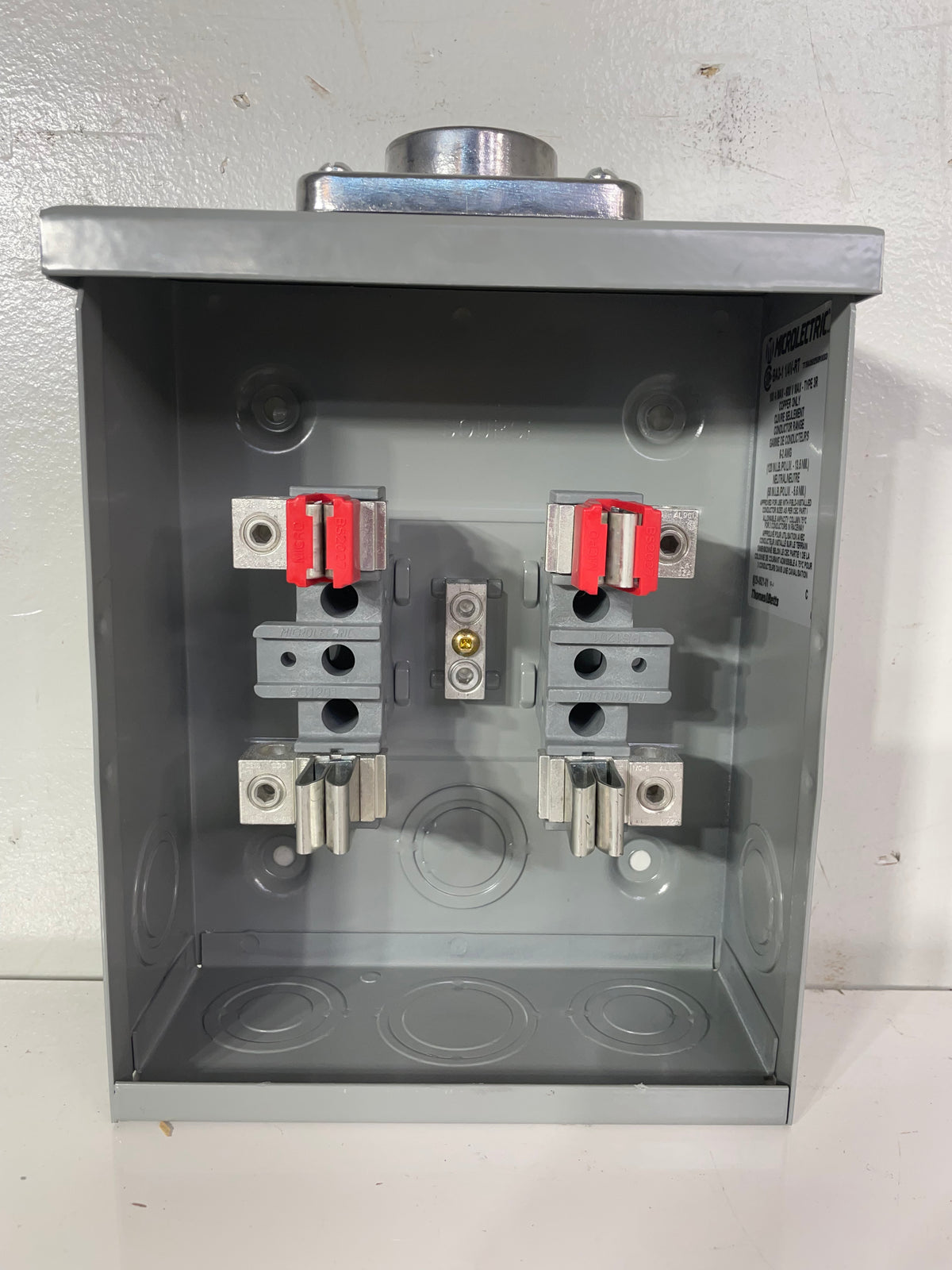 Microlectric Overhead Meter Socket Shallow 100 Amps